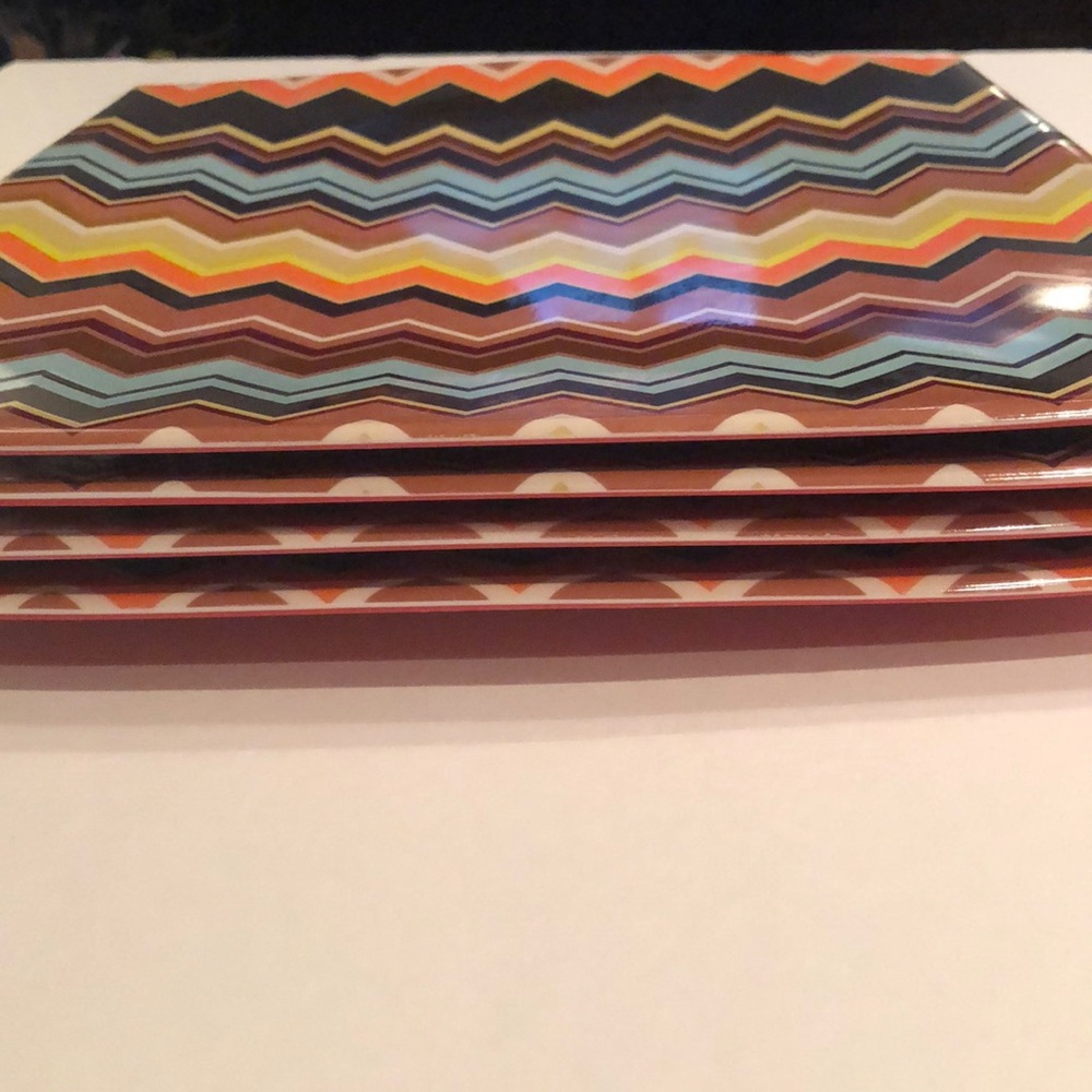 Missoni for Target dinner plates. Set of 4